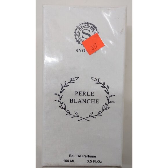 Perle Blanche Eau de Parfum 100ml Unisex – Fresh Clean White Musk Luxury - Picture 1 of 6